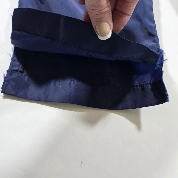 Vintage Nike Pants Mens L Blue Track Elastic Waist Drawstring Warm Up Athletic - Picture 6 of 11